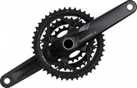 Piese biciclete - Angrenaj Pedalier X.5 3X9V 22-32-44T, monobloc GXP neinclus,negru