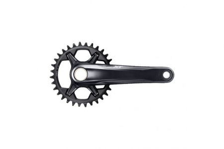 Piese biciclete - Angrenaj Shimano deore XT, FC-M8100-1 - Brat 175 Mm, 1 x 12 Viteze, 32T, Negru