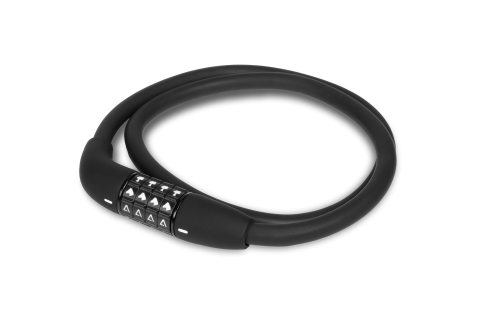 Antifurt bicicleta - ANTIFURT ACID CABLE LOCK BENDID C80 Negru