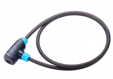 Ciclism - Antifurt bicicleta BBB BBL-32 Powersafe 12mmx100 cm negru