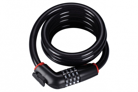Ciclism - Antifurt bicicleta BBB BBL-45 CodeLock 15x1800 mm