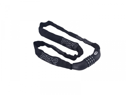 Ciclism - Antifurt Bicicleta lant cu cifru P2R AMBID 4x1100 mm, Negru