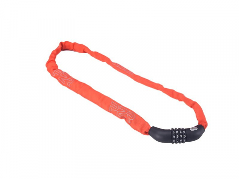 Antifurt Bicicleta lant cu cifru P2R AMBID 4x1100 mm, Rosu [1]