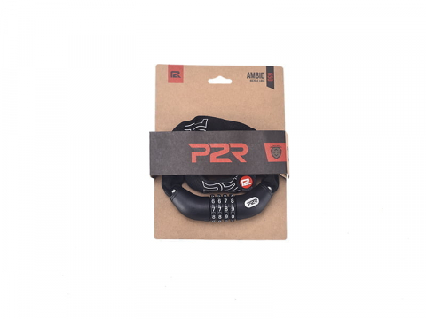 Antifurt Bicicleta lant cu cifru P2R AMBID 4x650 mm, Negru [3]