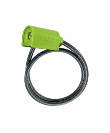 Ciclism - Antifurt bicicleta Luma Enduro 7335 D12 150cm verde C36