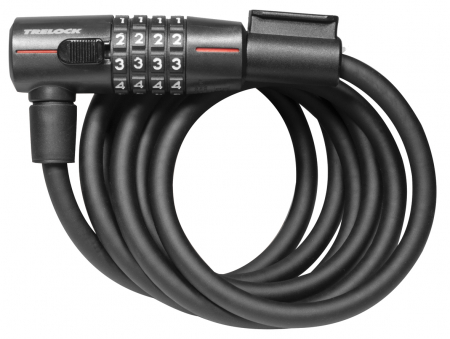 Ciclism - Antifurt bicicleta Trelock KS415/110/15 Code, negru