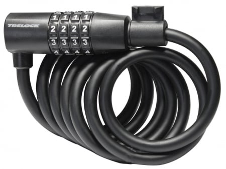 Ciclism - Antifurt bicicleta Trelock SK108/180/8 Code, negru