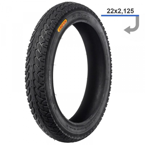 Piese biciclete - Cauciuc bicicleta electrica CST 22 x 2.125, E-BIKE, MOPED ELECTRIC