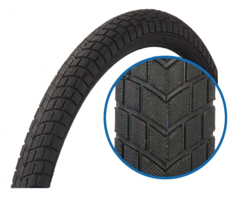 Piese biciclete - Anvelopa Bicicleta Colinelli ZY-032 - 16 x 1.95 Inch, Negru