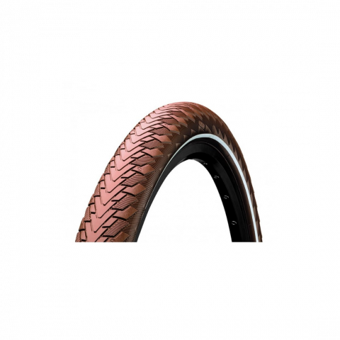 Piese biciclete - Anvelopa Continental Contact Cruiser Reflex 55-622 (28x2.2) maro