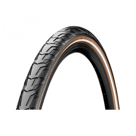 Ciclism - Anvelopa Continental Ride City Reflex 37-622 (28*1.4) negru/maro