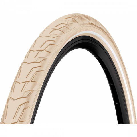 Anvelopa bicicleta - Anvelopa Continental Ride City Reflex 47-622 (28x1.75) crem