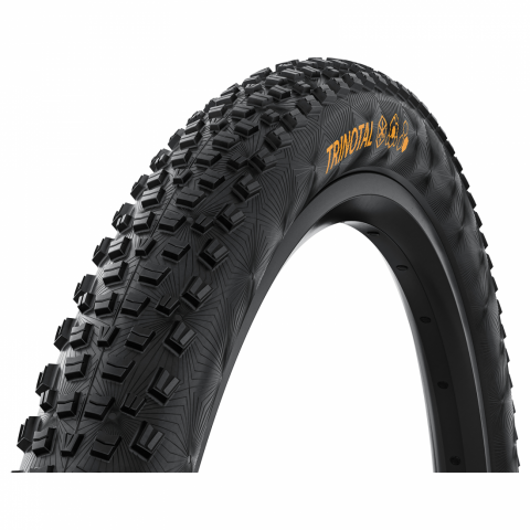 Piese biciclete - Anvelopa pliabila Continental Trinotal Trail Rapid 60-622 (29 X 2.40) Rapid comp Tubeless Ready black/black