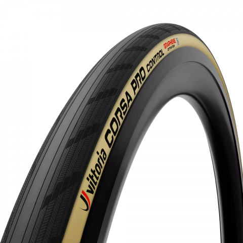 Piese biciclete - Anvelopa VITTORIA Corsa Speed 700x28C(28-622) TLR Cream-Negru
