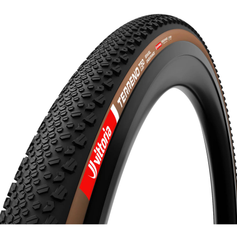 Piese biciclete - Anvelopa VITTORIA Terreno T50 Mixed Gravel Endurance 700x45C(45-622) Negru- Maro Pliabil