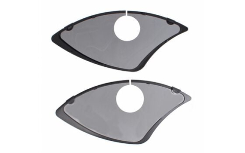 Aparatori noroi bicicleta - Aparatoare haine Elegance, gri, cu degajare pentru antifurt