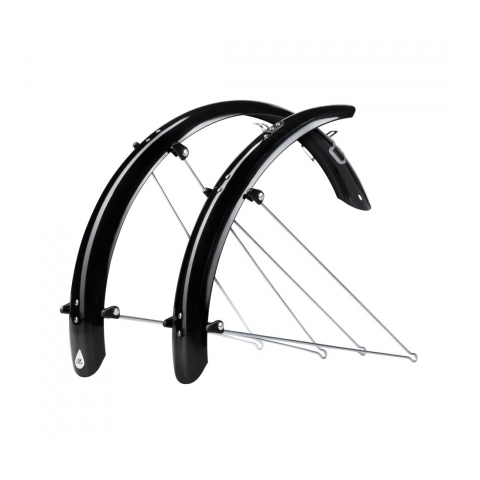 Ciclism - Aparatoare noroi Force 58 Aluflex 20 neagra