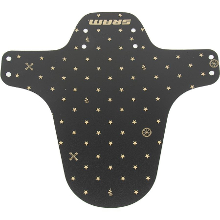 Ciclism - Aparatoare noroi Sram Mtb - Print Auriu, Negru
