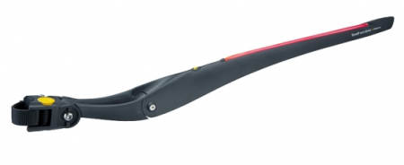 Ciclism - Aparatoare Noroi Topeak Defender Iglow Road, prindere QRl, ed rosu fibra optica 0,5W, neagra