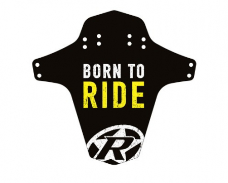 Ciclism - Aparatoare Reverse Born to Ride negru/alb/galben
