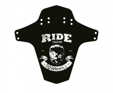 Ciclism - Aparatoare Reverse Ride Fucking Downhill negru/alb