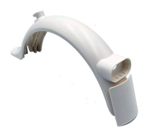 Piese trotinete electrice - Aparatoare roata spate trotineta electrica Xiaomi M365/ M365 Pro fara led - alba