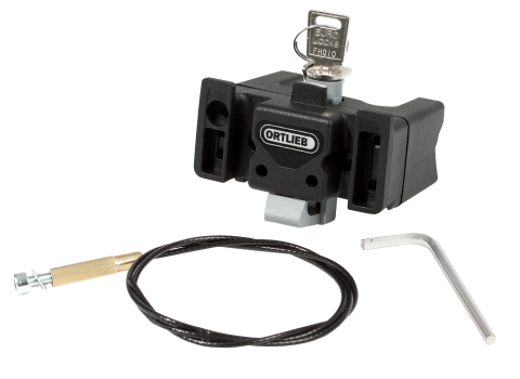 Piese biciclete - ATASABILE GHIDON PENTRU GENTI ORTLIEB MOUNTING-SET LOCK Black
