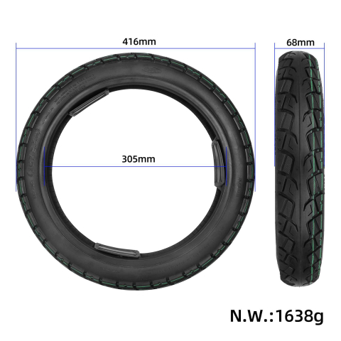 Avelopa tubeless 16x2.5 pentru bicicleta electrica [1]