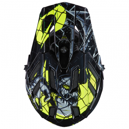 BACKFLIP Helmet ZOMBIE black/neon yellow S (55/56 cm) [3]