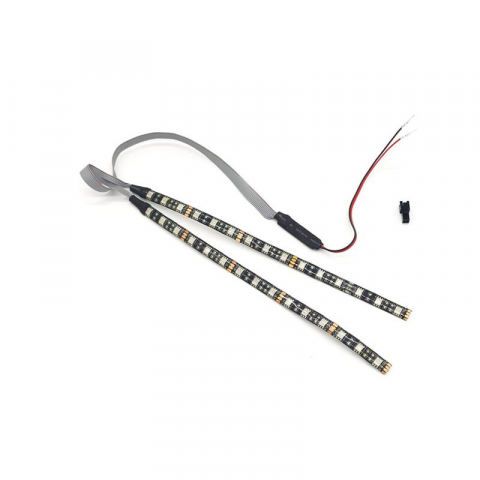 Piese trotinete electrice - Banda LED RGB (30 V - 60 V) cu schimbare de culoare si conector SM