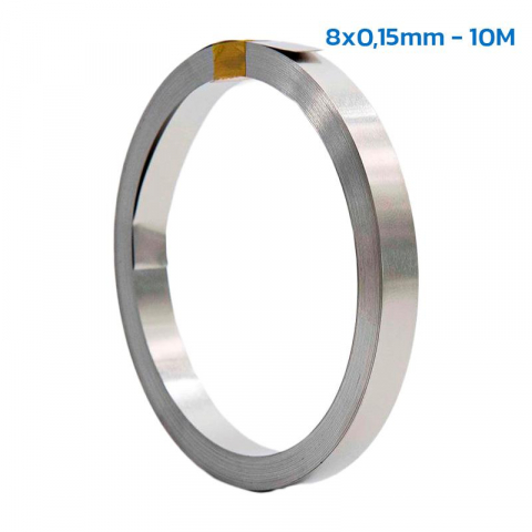 Piese trotinete electrice - Banda nichelata 8x0.15 mm -10m