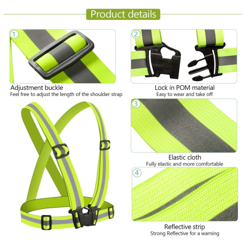 Bretele reflectorizante pentru bicicleta/trotineta [2]