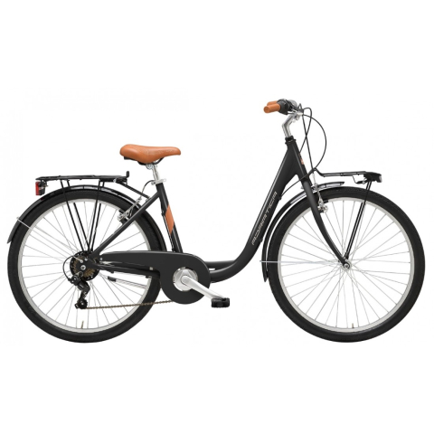 Ciclism - Bicicleta Adriatica Cigno 26 Alu 6V Neagra
