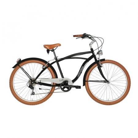 Biciclete - Bicicleta Adriatica Cruiser Man 26 6V neagra 45 cm