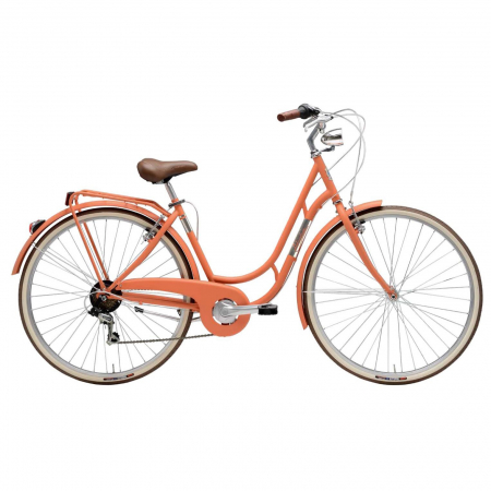 Ciclism - Bicicleta Adriatica Danish Lady 6v 28 Portocalie 48 cm