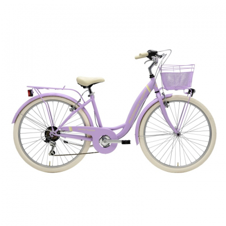Ciclism - Bicicleta Adriatica Panda 26 Lady 6V Lila 42 cm