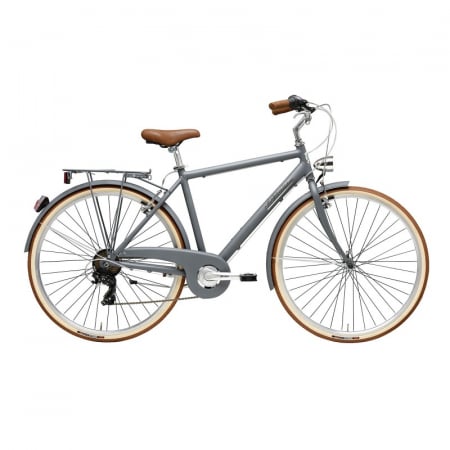 Biciclete - Bicicleta Adriatica Retro Man 28 Gri Mat 550mm