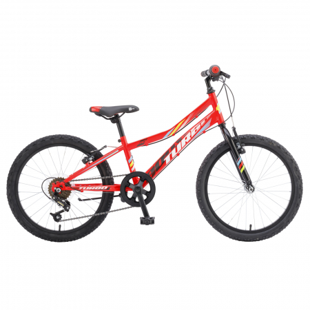 Ciclism - Bicicleta Copii Booster Turbo - 20 Inch  Rosu