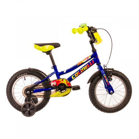 Ciclism - Bicicleta Copii Colinelli 1401 - 14 Inch, Albastru