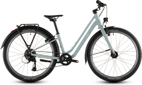 Ciclism - BICICLETA COPII CUBE ARUBA 240 ALOEGREEN WHITE 2026 roti 24