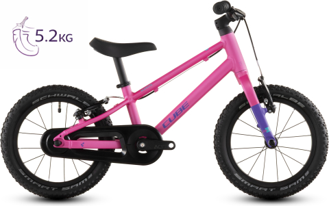 Ciclism - BICICLETA COPII CUBE NUMOVE 140 FUCSIA PLUM 2026 roti 14