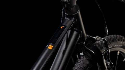 BICICLETA COPII CUBE NUMOVE 180 NEGRU/PORTOCALIU 18INCH [1]