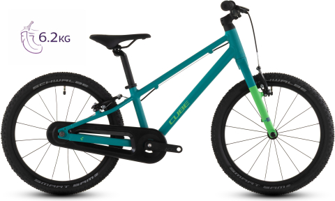 Ciclism - BICICLETA COPII CUBE NUMOVE 180 SEAGREEN GREEN 2026 roti 18