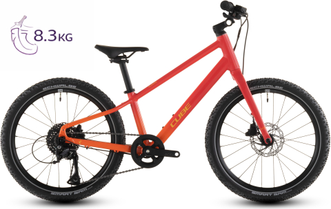 Ciclism - BICICLETA COPII CUBE NUMOVE 200 DISC REDROSE PEACH 2026 roti 20