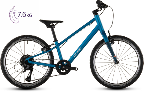 Ciclism - BICICLETA COPII CUBE NUMOVE 200 TOPASBLUE NEBULA 2026 roti 20