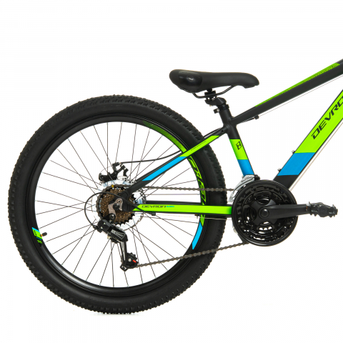 Bicicleta Copii Devron Alaska - 24 Inch, Negru-Verde [3]