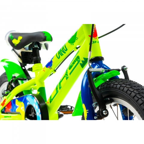 Bicicleta Copii DHS Dino - 14 Inch, Verde [4]