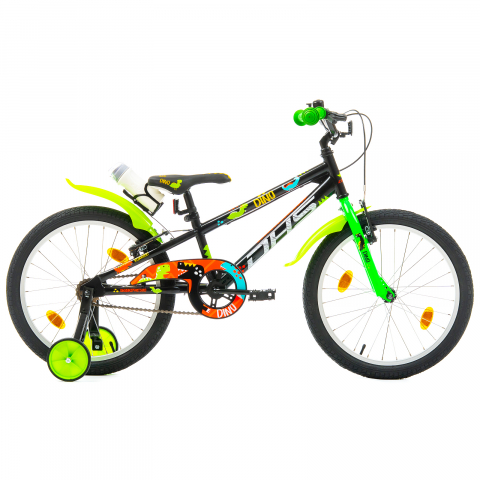 Ciclism - Bicicleta Copii DHS Dino - 20 Inch, Negru