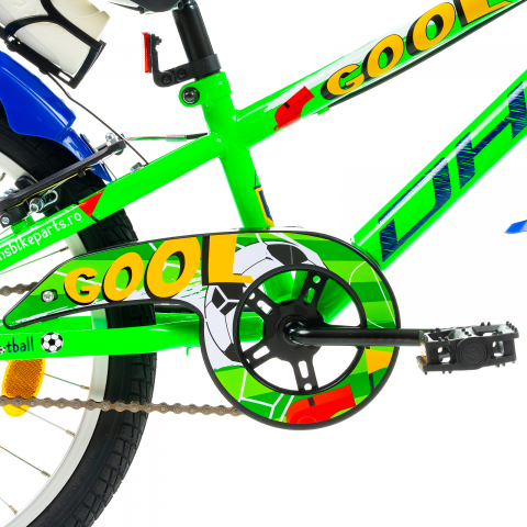 Bicicleta Copii DHS Football - 20 Inch, Verde [4]