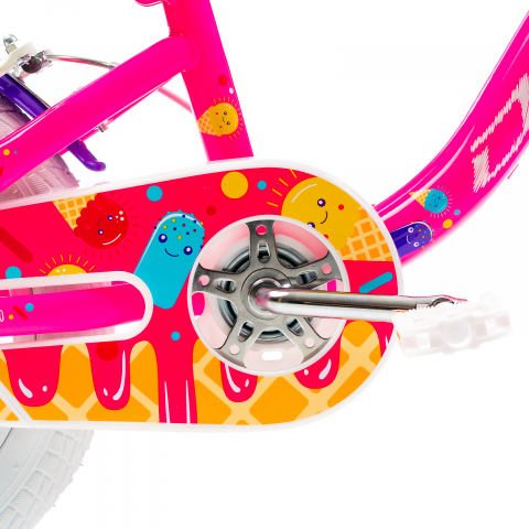 Bicicleta Copii DHS Icecream - 16 Inch, Roz [4]